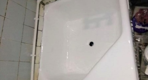 Обновление душевого поддона акрилом | Шарыпово